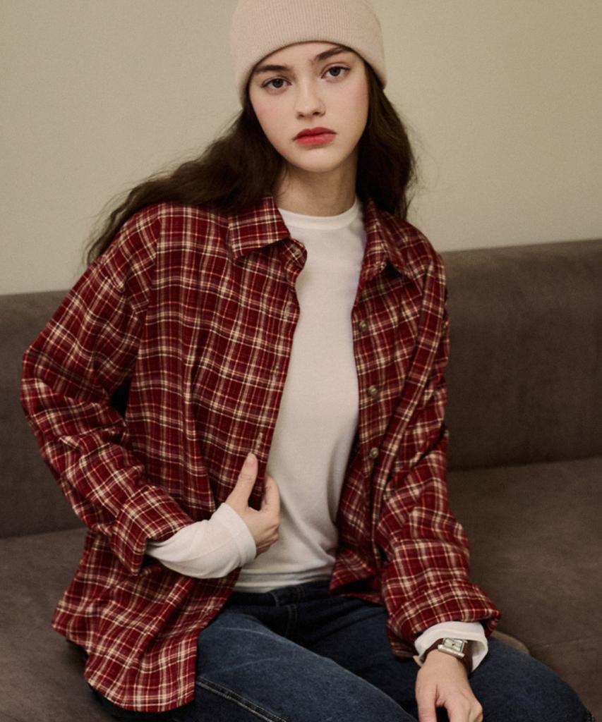LUSIDA Ellie Vintage Check Shirt_2 Colors