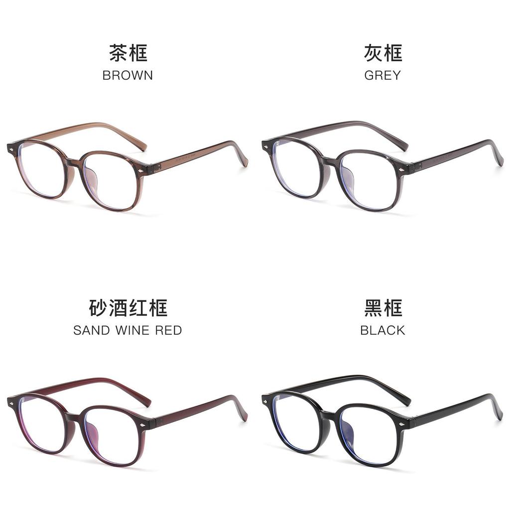 Vintage Style Blue Light Glasses With Lightweight Tr90 Frame For Daily Use