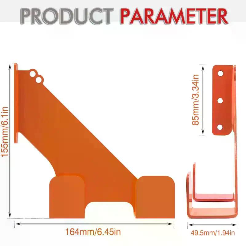 Soporte de pared para motosierra Metal Resistente Ganchos para motosierra Montaje en pared Estante para motosierra Soporte resistente Para motosierras 009 360