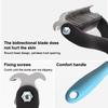 Dual Side Pet Deshedding Brush Efficient Dematting Dog Cat Hair Remover Tool for Pet Owners Grooming Supplies