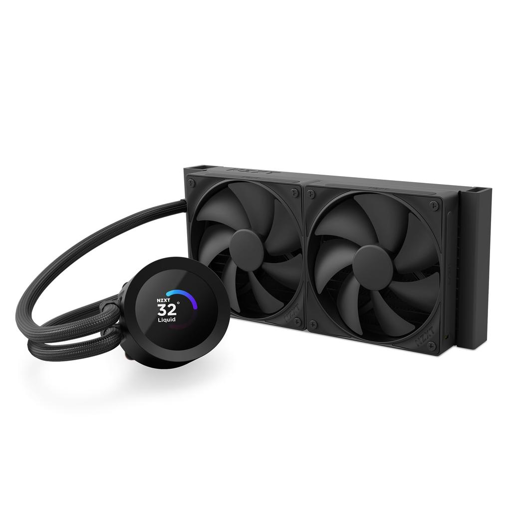 NZXT Kraken Plus 280 V2 Black Simple CPU Cooler Black FN2483 Water-Cooled RL-KN280-B2