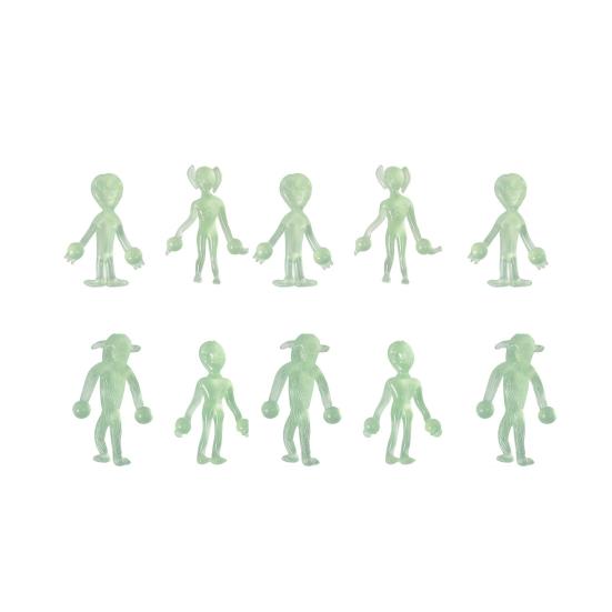 

10 шт. забавные игрушки-снаряды, свободно восстанавливающиеся, привлекательные, мягкие, упругие, быстро вытягиваемые, развлекательные, TPR, светящиеся