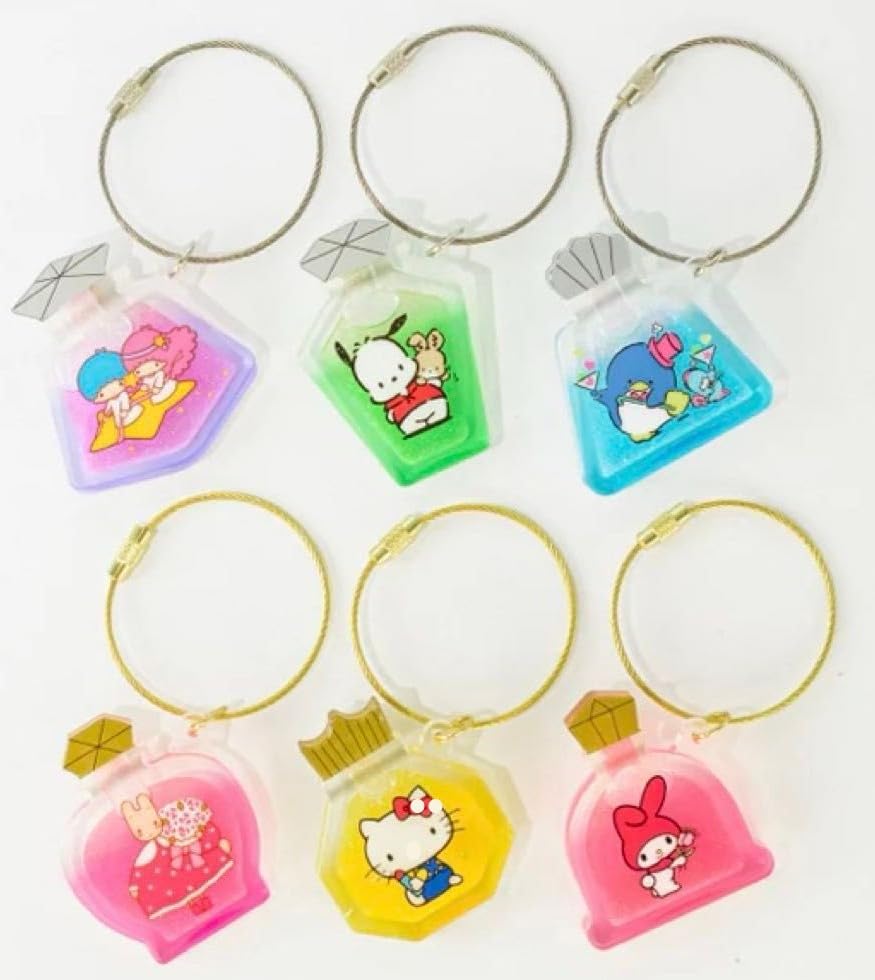 Characters Liquid Charm Perfume Bottle of 6 Gacha SanRio [Set (Full Set)]
