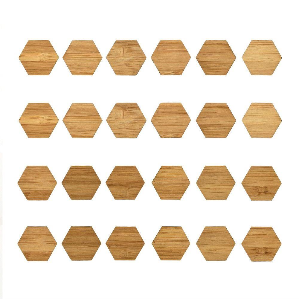 24/48PCS DIY Dollhouse Floor Tiles 1/12 Scale Miniature Floor Board Gift Wood Grain Floor  Dollhouse