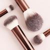 4 Stück/Set Damen Make-up Pinsel Set mit Puderschwamm Loses Puder Rouge Foundation Pinsel Synthetische Borsten Kosmetikpinsel Make-up Schwamm Set