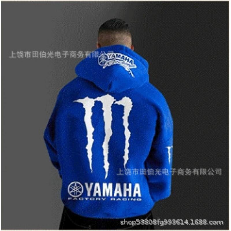 Mens Hooded Sweatshirt With Demon Print Loose Fit Warm Winter Casual Streetwear