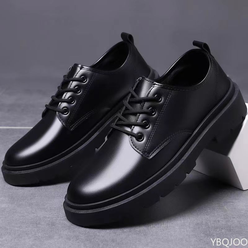 

Spring Autumn Men S Business Dress Shoes Black Casual Simple Comfortable Anti Slip Wear Resistant Round Head Men S Shoes 41