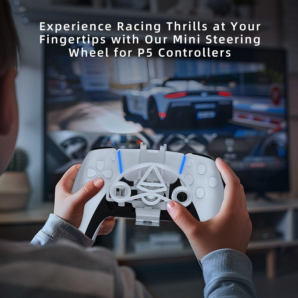 Supplies Universal Game Steering Wheel DIY Mini Racing Game Steering Wheel Controller Auxiliary Wheel for PS5