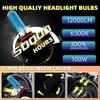 Headlight Bulbs Compatible With Cadillac XT5 2017-2019 Halogen Head Light Bulbs,9012/HIR2 High Beams*2, Super Bright 6000K White,Pack Of 2