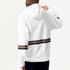 Fila Fusion Color Block Logo Sports Loose Hoodie Men hoodies White T11M145207F-WT