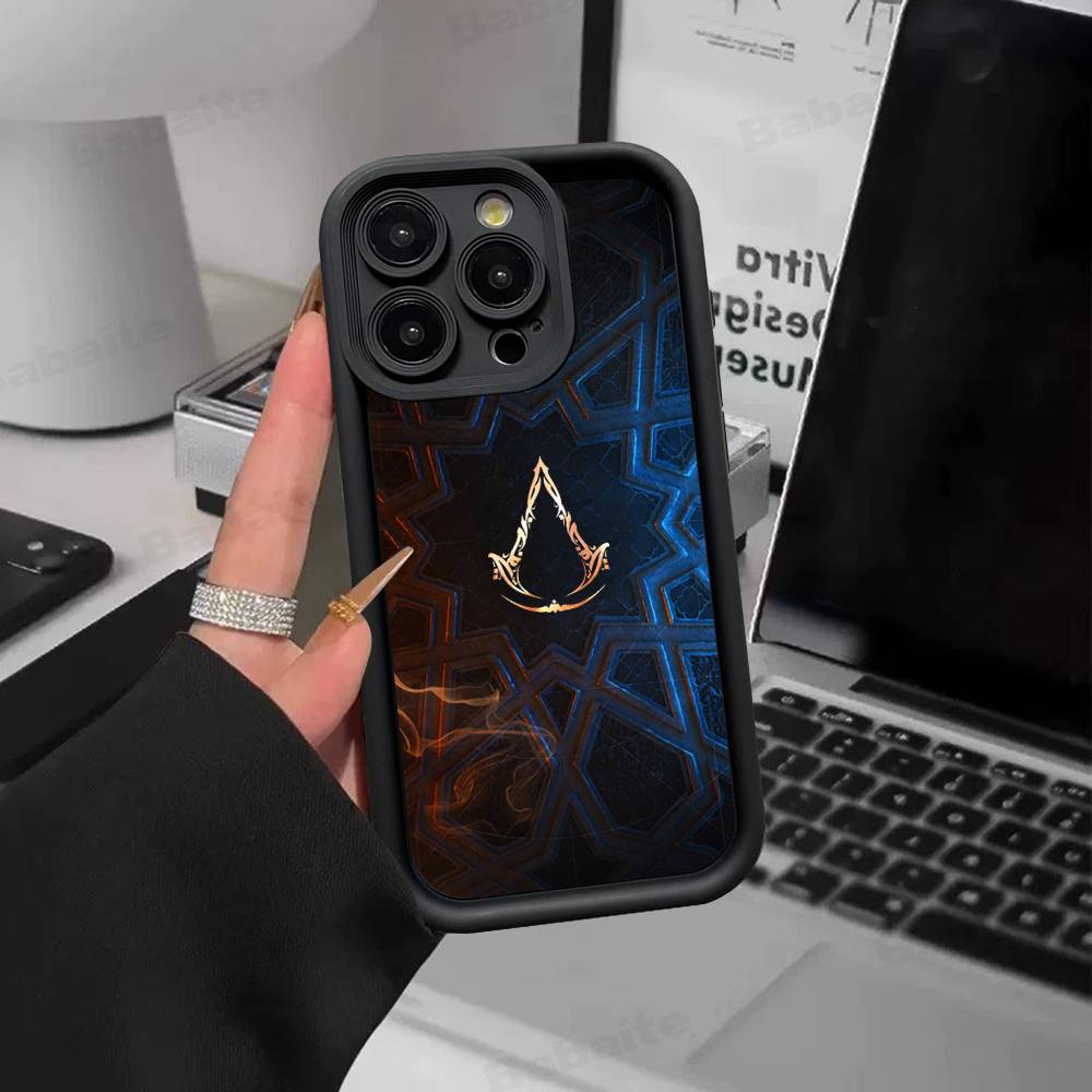 A-Assassin S-Creed Gaming Phone Case For IPhone 17 16 15 14 13 12 11 Pro Max Mini Plus Soft TPU Back Cover