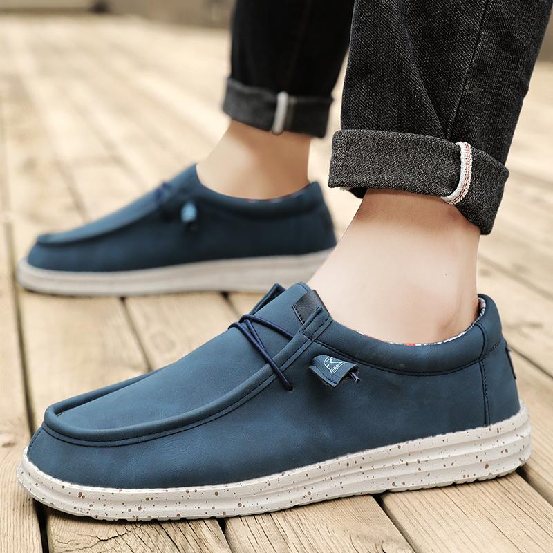 Fashion Fashion Handmade Casual Leather Shoes Spring Autumn Men's Sneakers Comfortable Driving Shoes Hot Sale Male Formal Dress Footwear