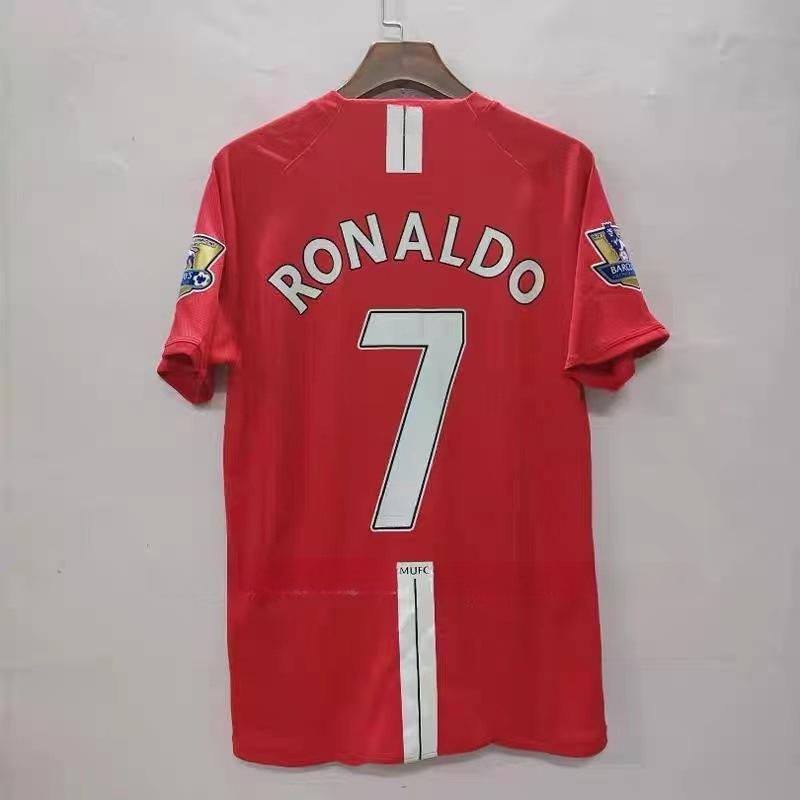 Vintage Jersey Football Uniform Classic Henry AC Ronaldo Rolca Beckham Jersey