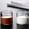 80ml High Borosilicate Glass Cup with Spout Glass Cup Mugs Milk Coffee Utensils Insulated Clear Cup Suitable For Espresso