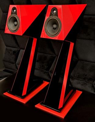 Acoustique Quality PASSION ORCA - Designer Set, with High End Constructioncolor Red / Black, Acoustique Quality