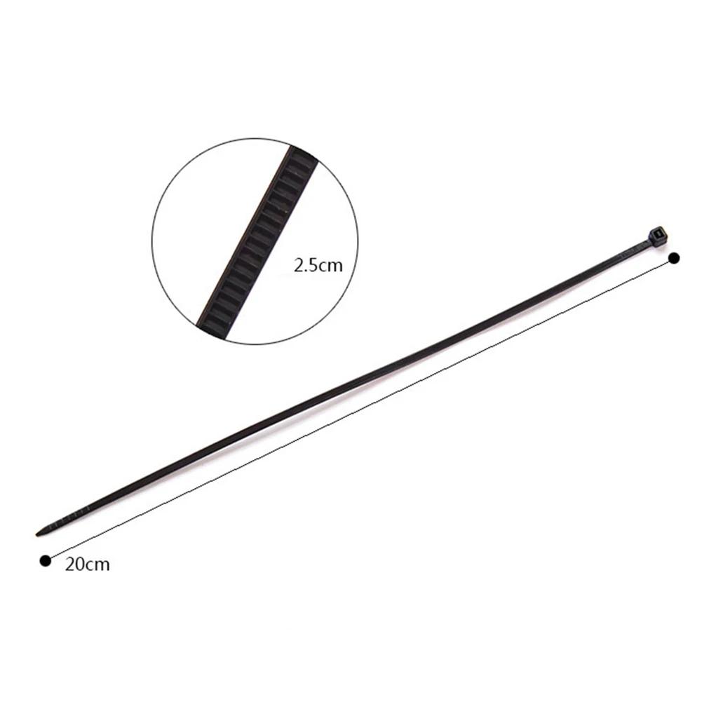 10-1Pcs Fluorescent Cable Tie Organizer Durable Plastic Storage Tools Portable Tie Holder Practical Wiring Cable Strap Organizer