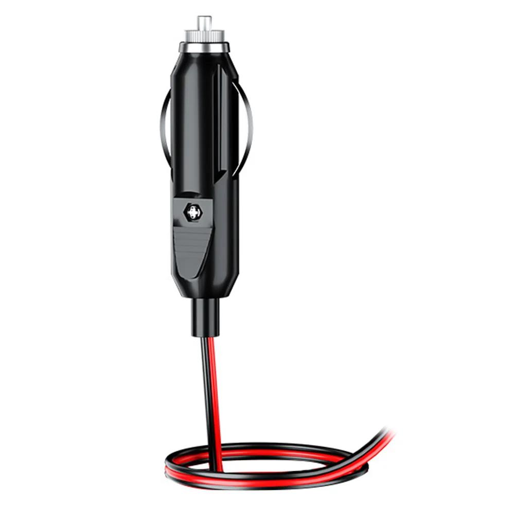 

DC12V 24V Автомобильный 15A Штекер автомобильного прикуривателя Разъем-адаптер Безопасный со светодиодным индикатором 4м провод