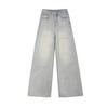 Women's Rhinestone Star Wide Leg Jeans - 2026 Spring/Autumn, Loose & Flattering Floor-Length Pants