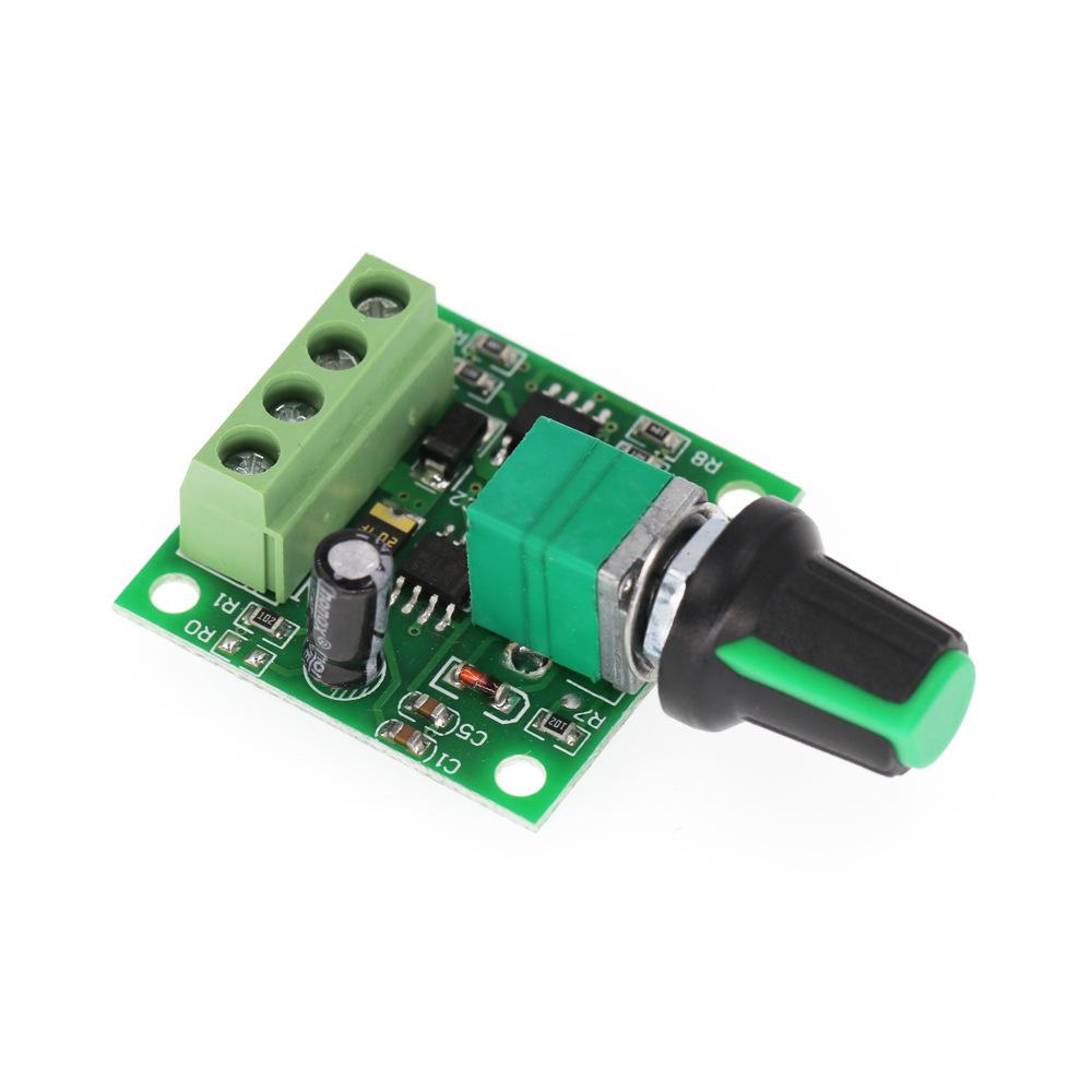 PWM DC Motor Speed Controller 1.8V-12V 2A with Switch Function 1803BK
