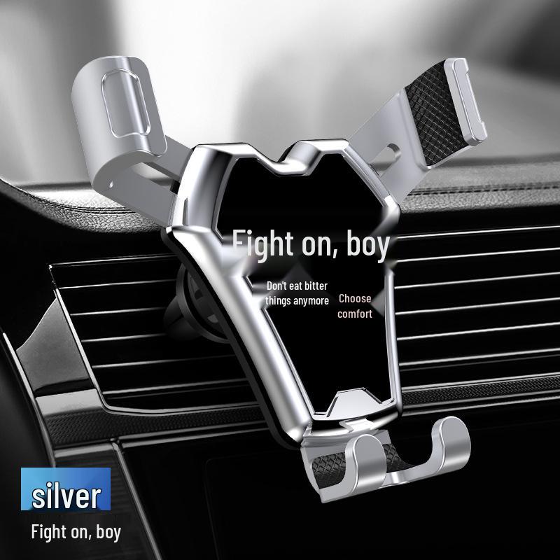 Car Air Vent Clip-on Metal Gravity Phone Holder