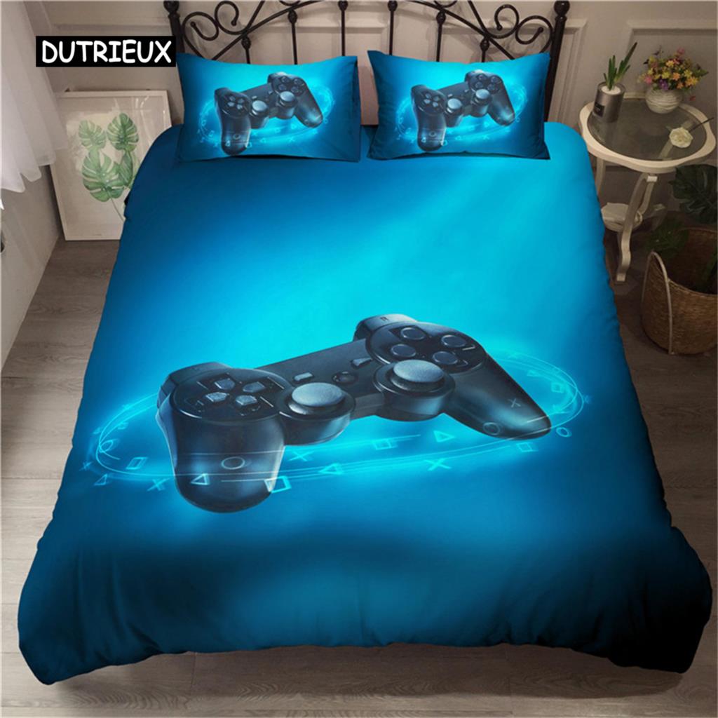 3D Printed Bedding Set Unisex Adults Teens Game Queen King Single Duvet Cover With Pillowcase Bedclothes