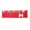 PBT Tastenkappen 106 Tasten 2-Farben-Spritzguss OEM Höhe Hell Benutzerdefinierte Tastenkappen für Mechanische Tastatur
