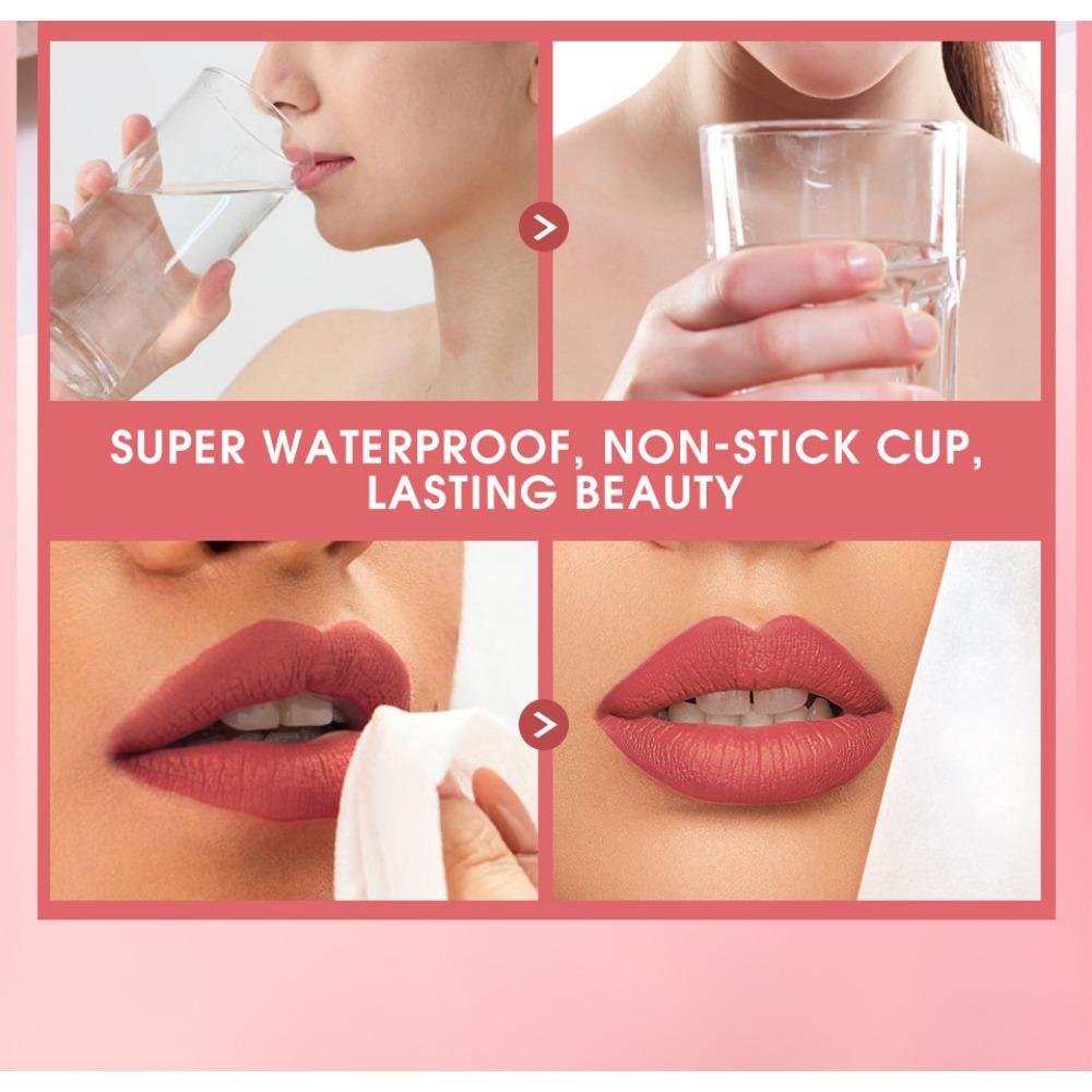 New Twelve-color Lip Gloss, Makeup, Lip Glaze, Lipstick, Whitening, Improving Complexion and Not Sticking To The Cup