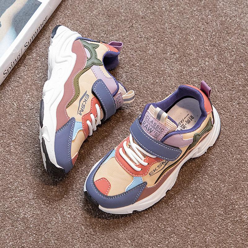 

Спортивная обувь для девочек 2025 весна и осень новая популярная детская повседневная сетчатая для детей среднего школьного возраста для детей начальной школы для мальчиков 26