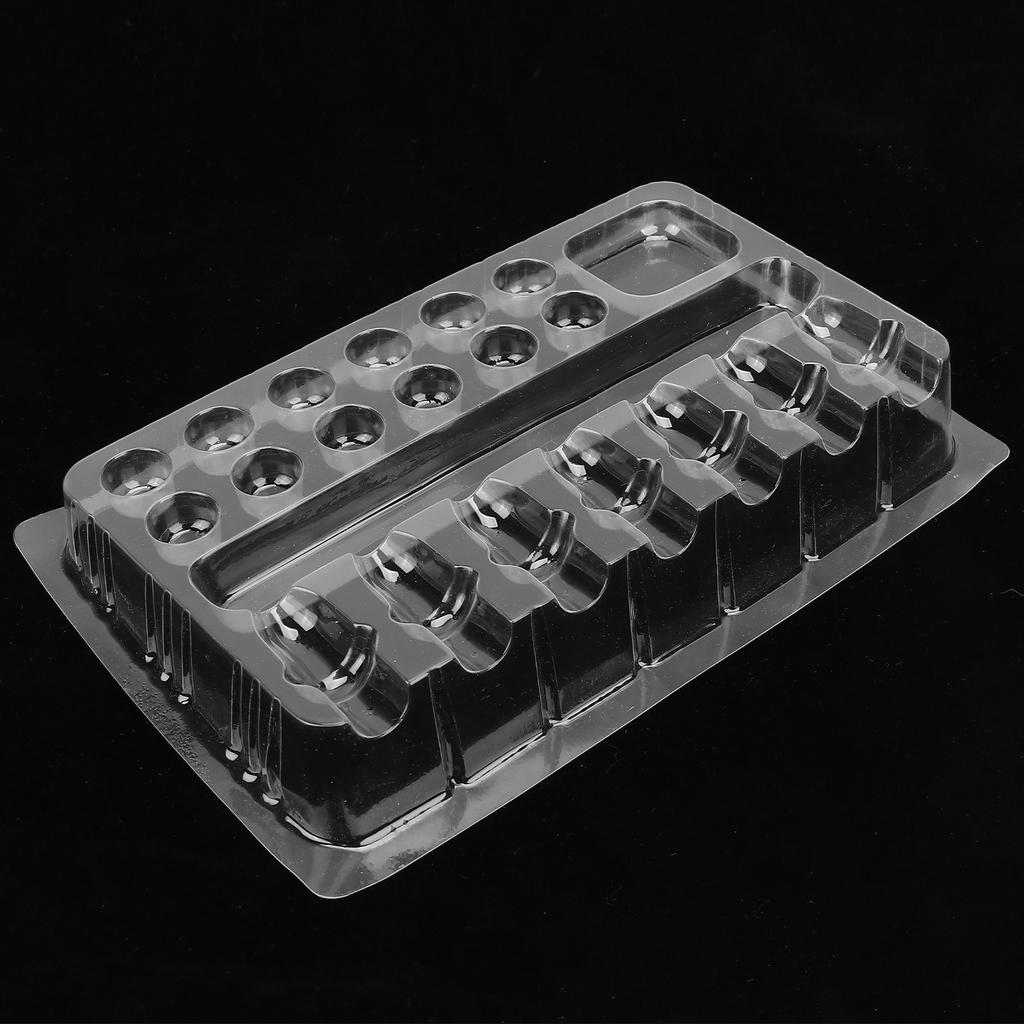 20pcs Disposable Tattoo Pigment Tray Ink Needle Holder Rack Eyebrow Tattoo Supply