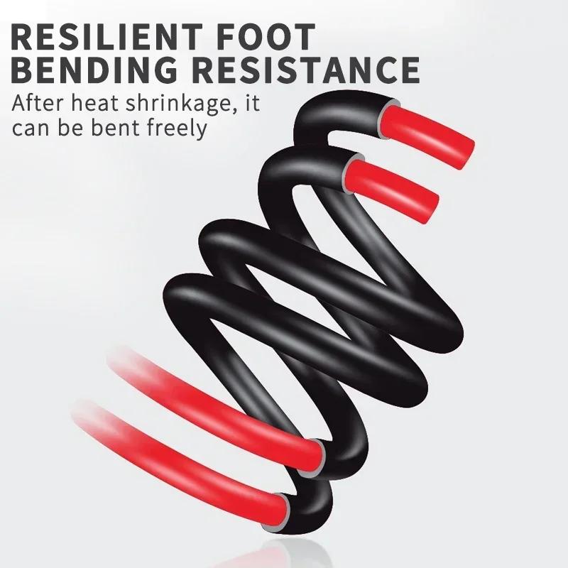 10/50/100M 200Meters Polyolefin Heat Shrink Tube 3:1 Ratio Adhesive Lined Shrink Ratio Insulated Cable Sleeve