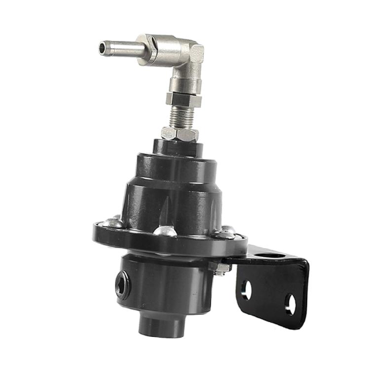 Aluminum Universal Adjustable Fuel Pressure Regulator Gauge Fitting Kit for Car