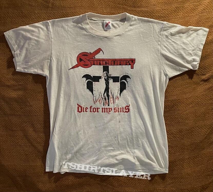 Sanctuary - Die For My Sins Heavy Cotton Unisex All Size Shirt M533 Unisex T-Shirt