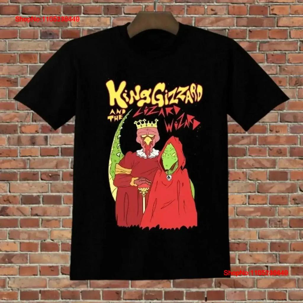 King Gizzard the Lizard Wizard T Shirt Full Size S XL vintage Washed streetwear Stretched homme Stylish Versatile vintage