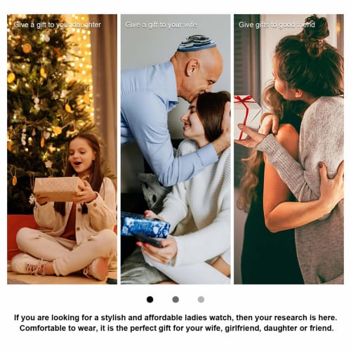 POPETPOP Women's Watch, Cute, Waterproof, Analog Quartz Movement, for Women, Work, Girls, Kids, and Students