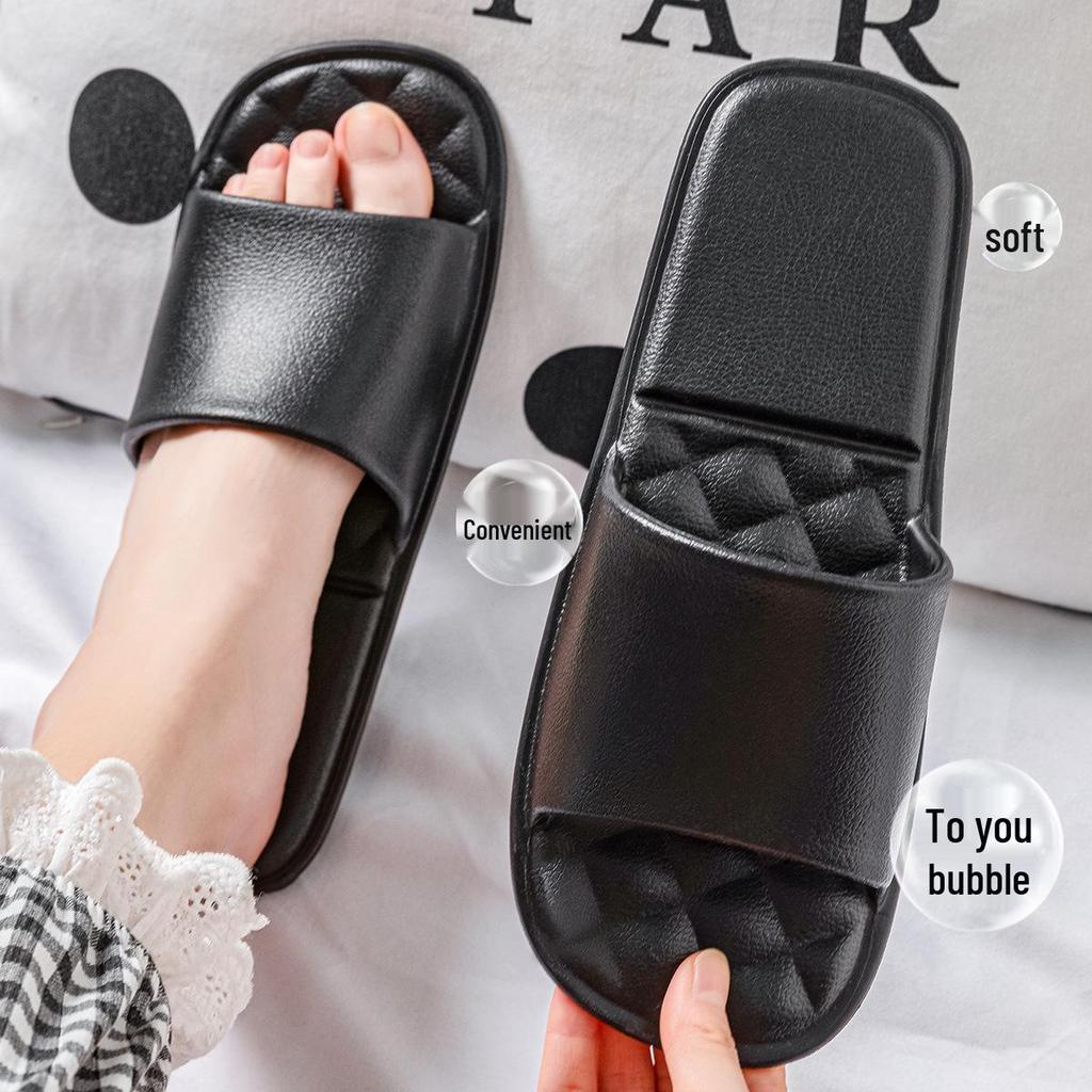 Jieliya Foldable Non-Slip Travel Slippers for Men & Women