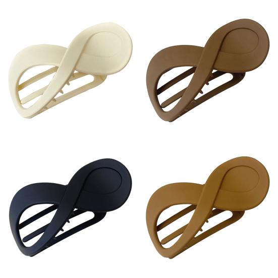 1/4Pcs Women Hair Clips Women Girls Strong Hold Hair Claw