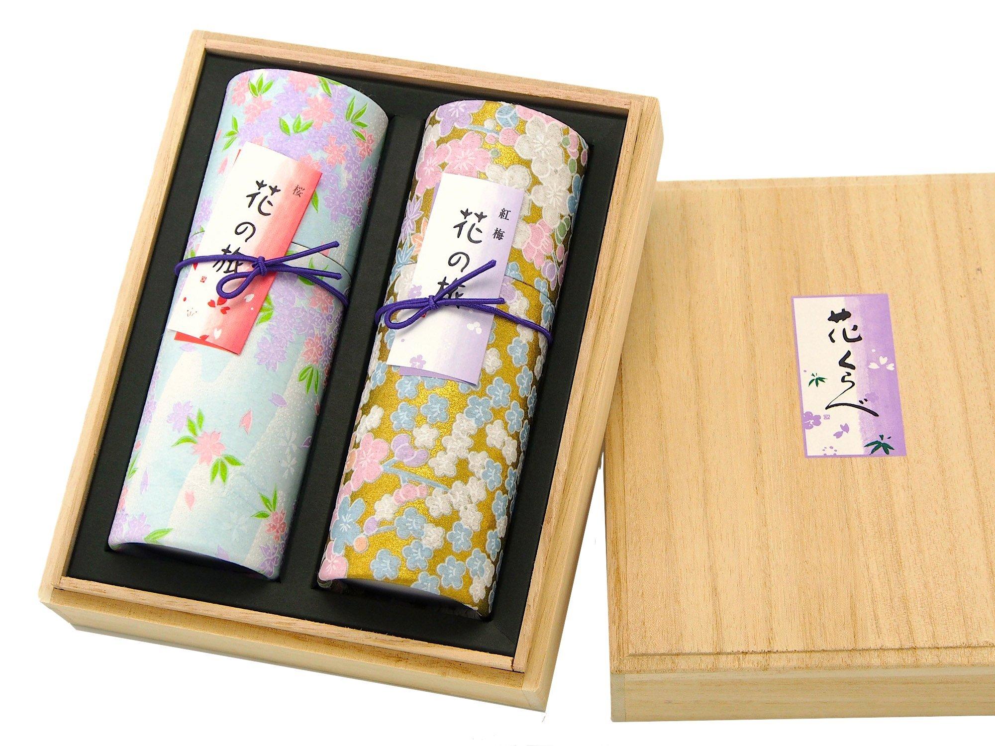 

Okuno Seimeido Gift Incense Set of 2 (Cherry Blossom and Red Plum)