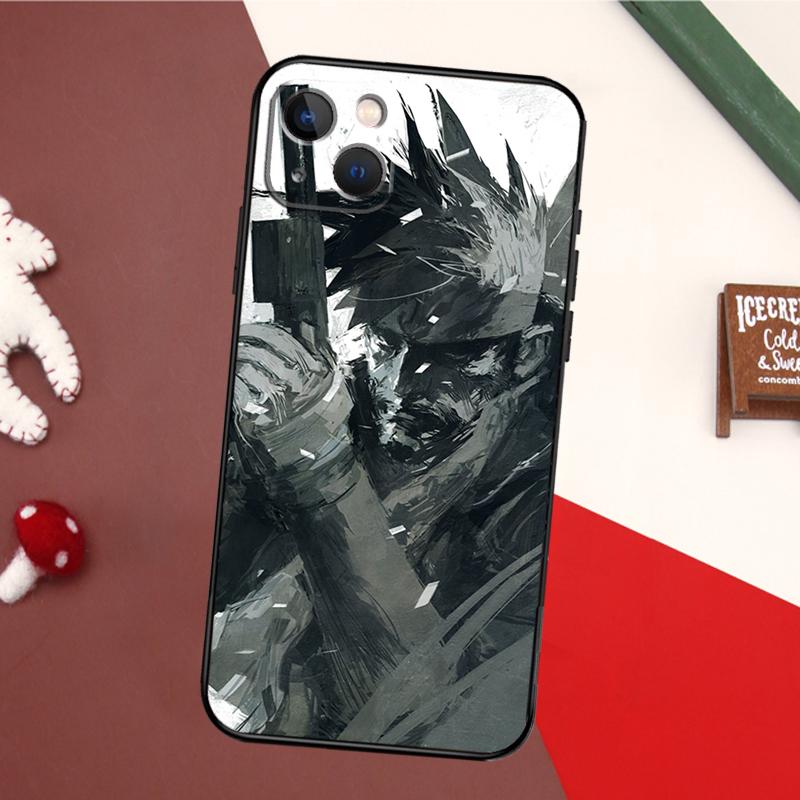Metal Gear Solid Case For iPhone 11 12 13 14 16 15 Pro Max Plus Mini X XR XS Max 7 8 Back Cover