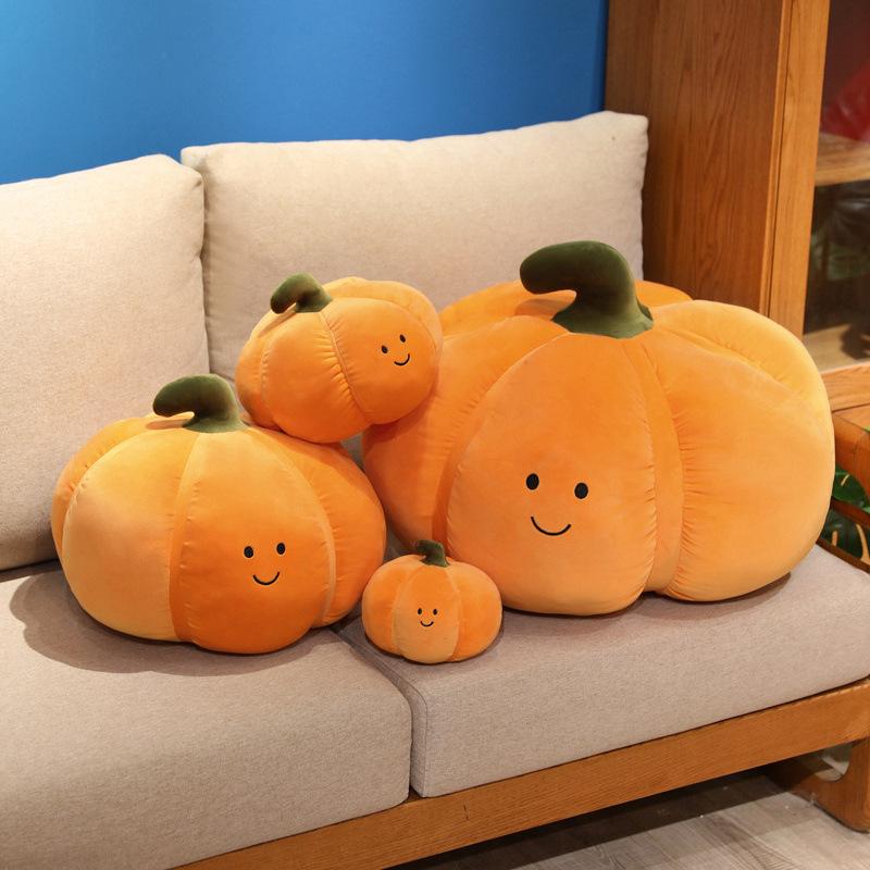 Cute Expression Pumpkin Doll Plush Toy Halloween Pumpkin Doll Children's Company Soothing Doll