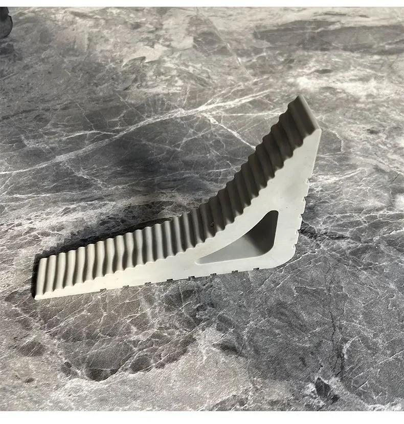 Gumová dveřní zarážka, opakovaně použitelná podlahová blokovací klínová zarážka, zarážka dveří do domu, omezovač oken, domácí kancelář, protikolizní zarážka dveří