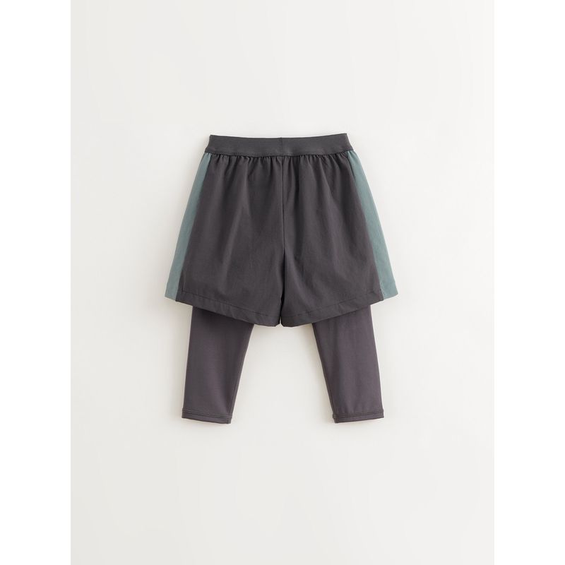 [Same Style as in Shopping Malls] Mark Jenny Boys' Fashionable Fake Two-Piece Sports Leggings Spring and Autumn Children's Pants 241187