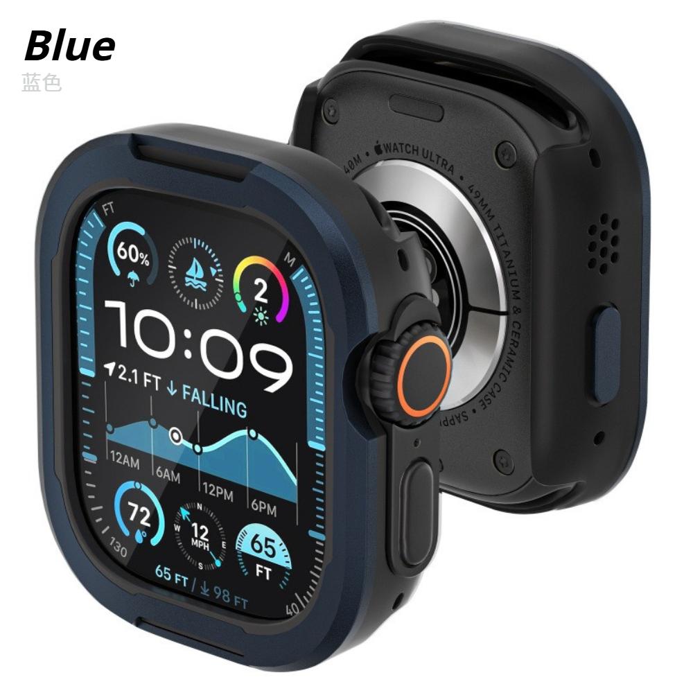 Metal + TPU Case Protector Frame Cover For Apple Watch S11 46mm 42mm 45mm 44mm 40mm 41mm 38mm For iWatch Series 10 9 8 7 6 5 4 SE Ultra 2 49mm