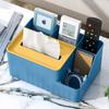Desktop Tissue Box, Household Paper Box, Living Room, Dining Room, Coffee Table, Multifunctional Remote Control Storage Box