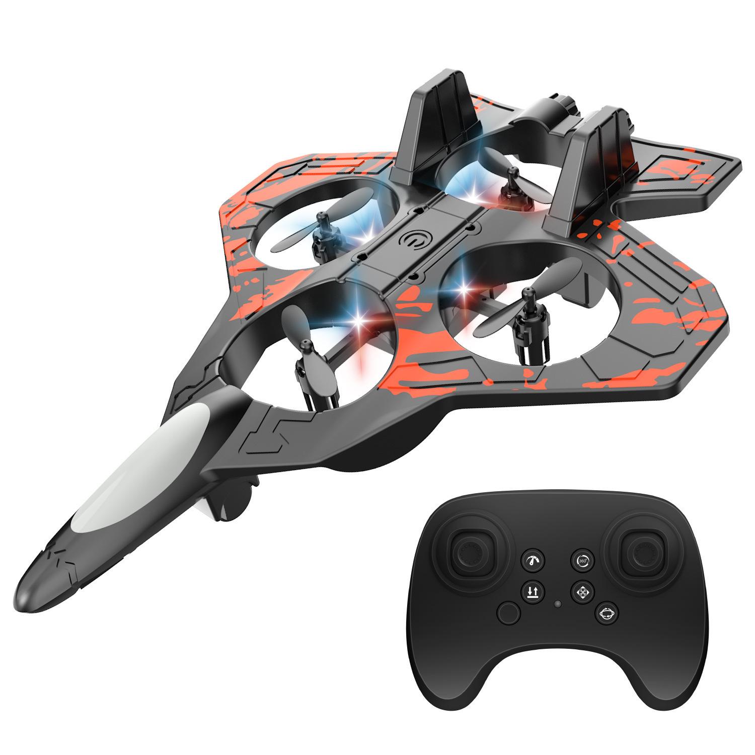 

A1 Remote Control Foam Airplane with Colorful Lights, 360° Rotation, Fixed Height, and Rolling Stunt Capability.