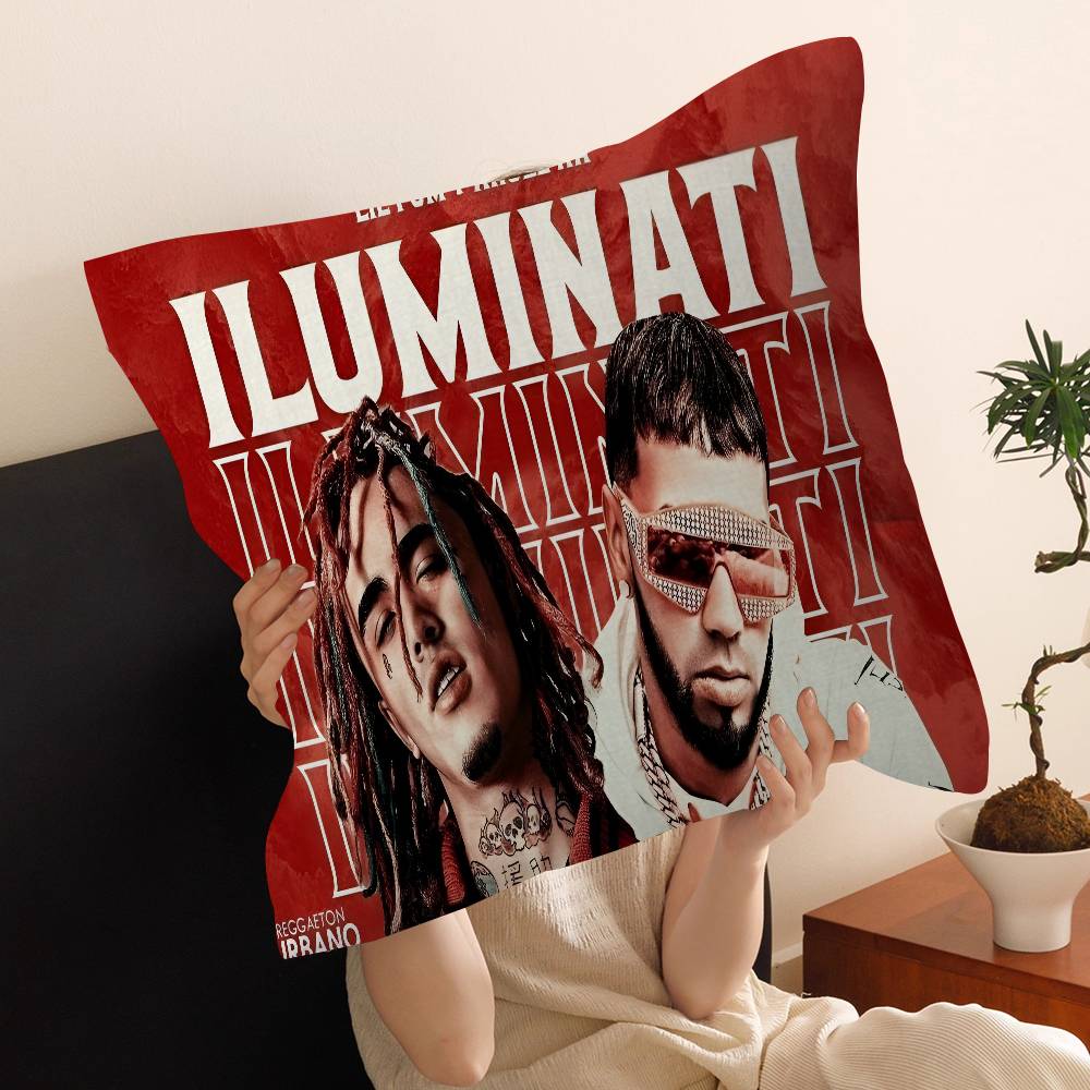Rapper A-Anuel AA Cushion Cover Polyester Sofa Cushions Decorative Throw Pillows Home Decoration Pillowcover