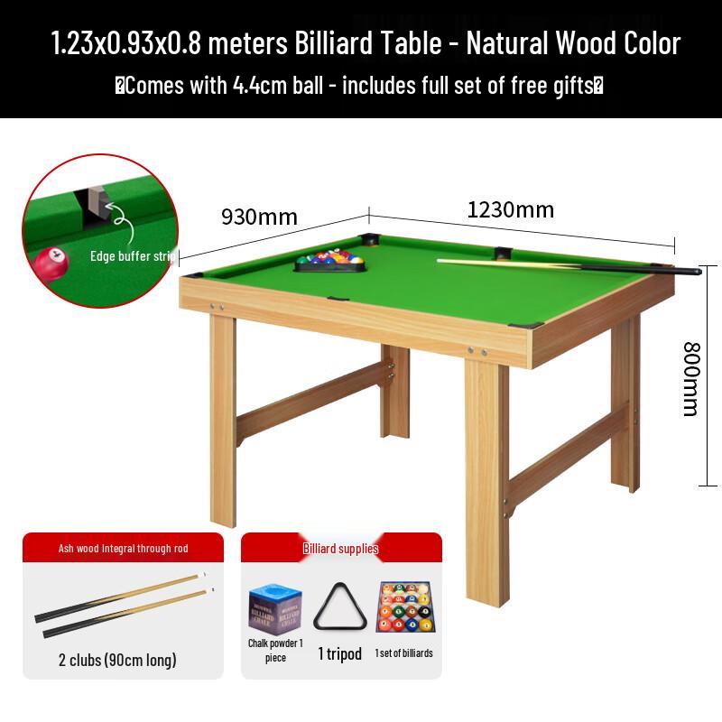 Beirong Kids Wooden Home Pool Table