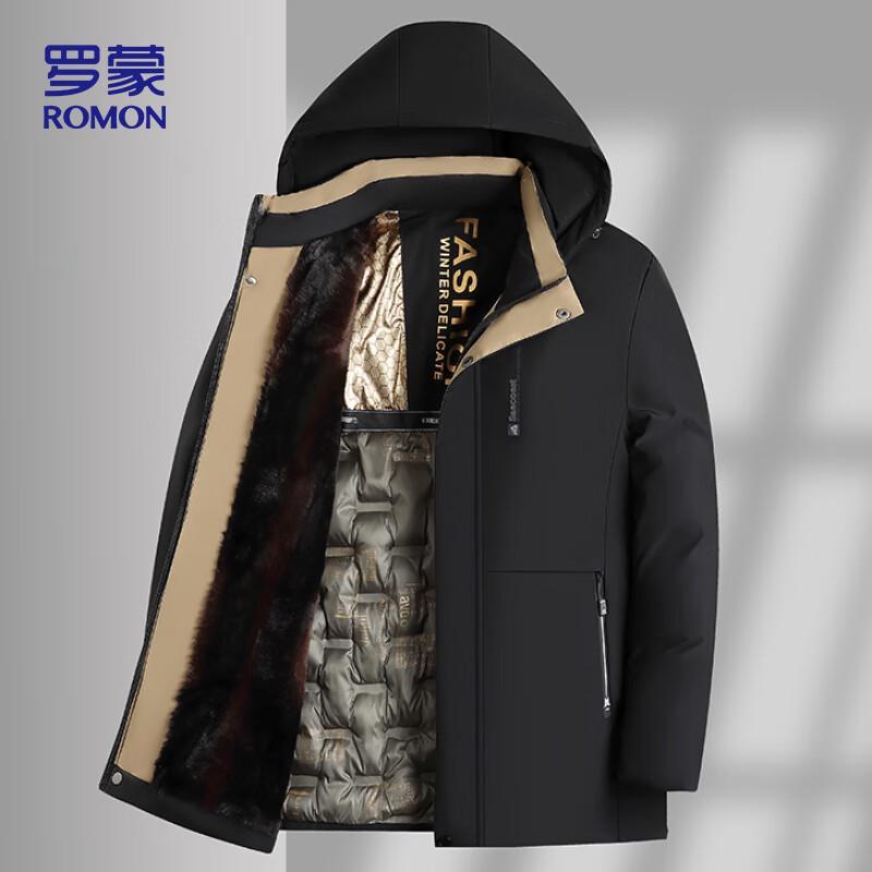 

ROMON Men s Winter Padded Hooded Jacket 2XL