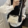 2025 new summer sweet rose dinner bag banquet handbag cheongsam evening literary oblique span bag