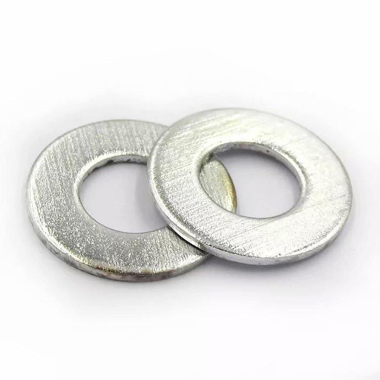 Ultra-Thin Carbon Steel Zinc Flat Washer, Large & Thickened, Sizes M2-M10
