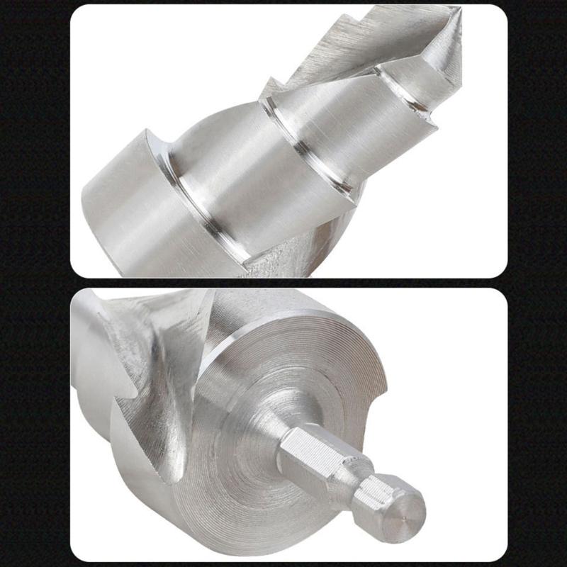 Steel Double/Triple Edged PVC Lifting Stepped Drill Bit for Precise Water Pipe Cutting Hole Expansion Hole Opener Tool